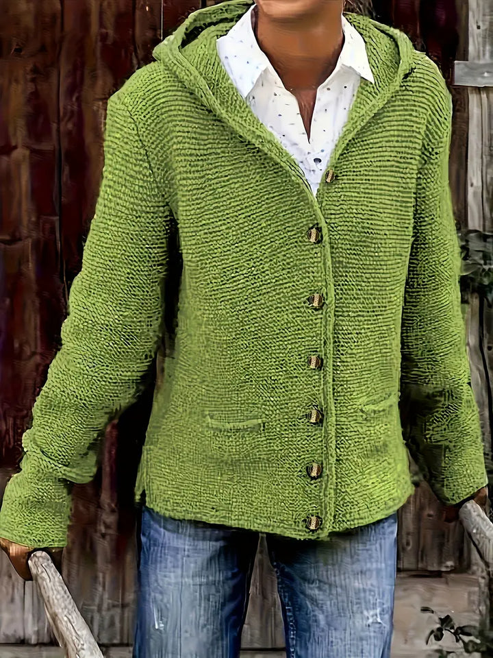 Georgette – Cozy Cardigan Hoodie with Long Sleeves