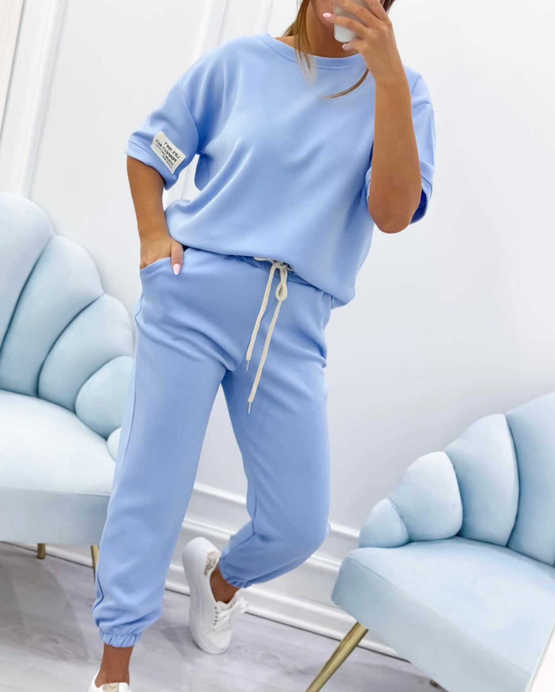 Grace – Chic Short-Sleeve Relax Set