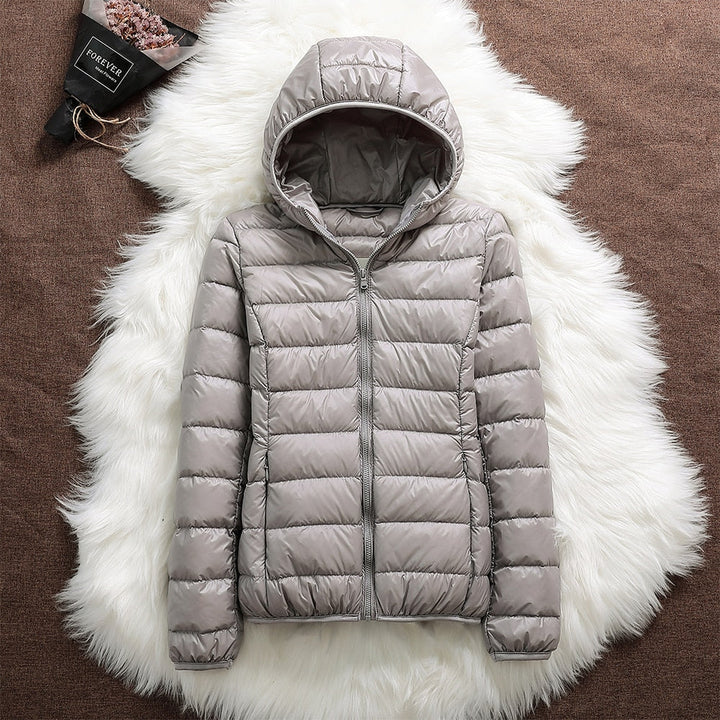 Roswitha | New Winter Jacket with White Duck Feathers