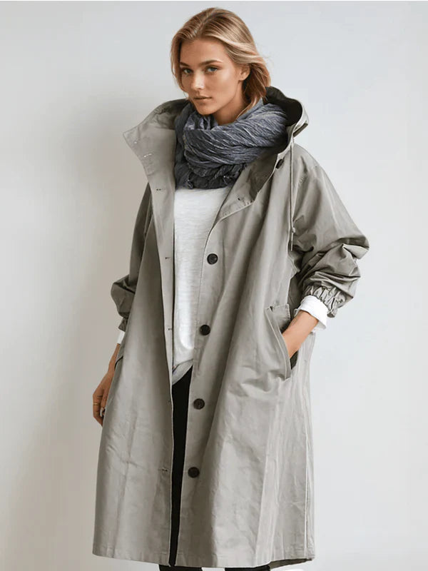 Morgan – Elegant Waterproof Trench Coat