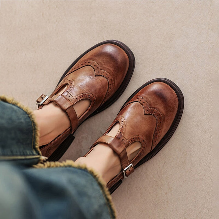 Regina - Leather Mary Janes - Elegant and Comfortable Shoes for Every Occasion