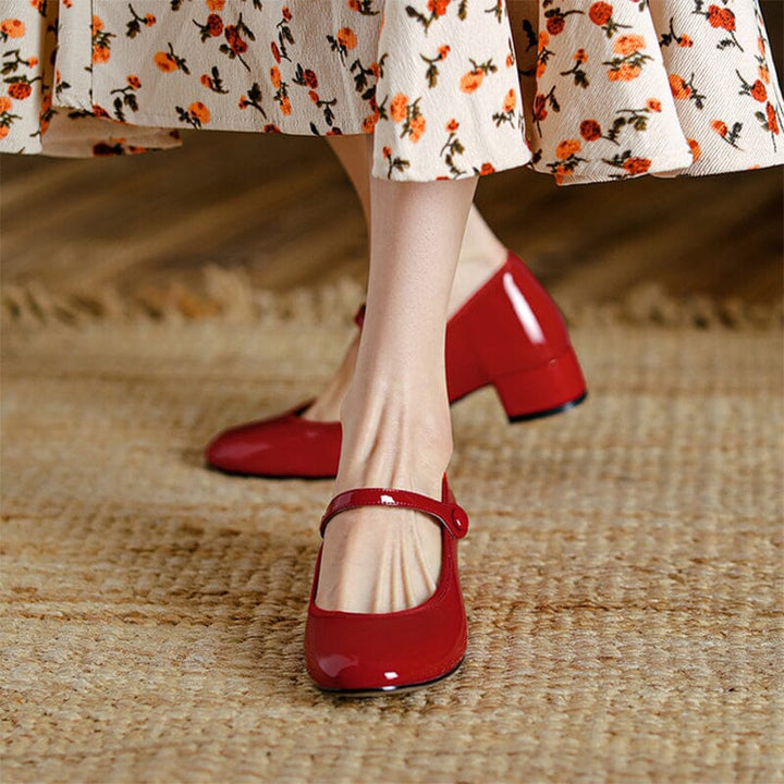 Liah - Leather Mary Janes Elegant and Comfortable for Women