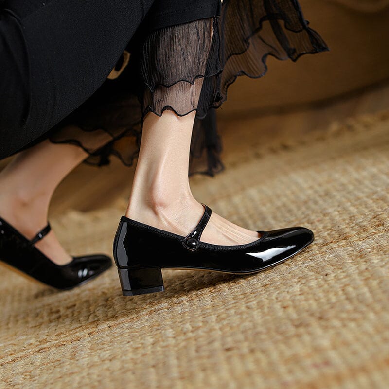 Liah - Leather Mary Janes Elegant and Comfortable for Women