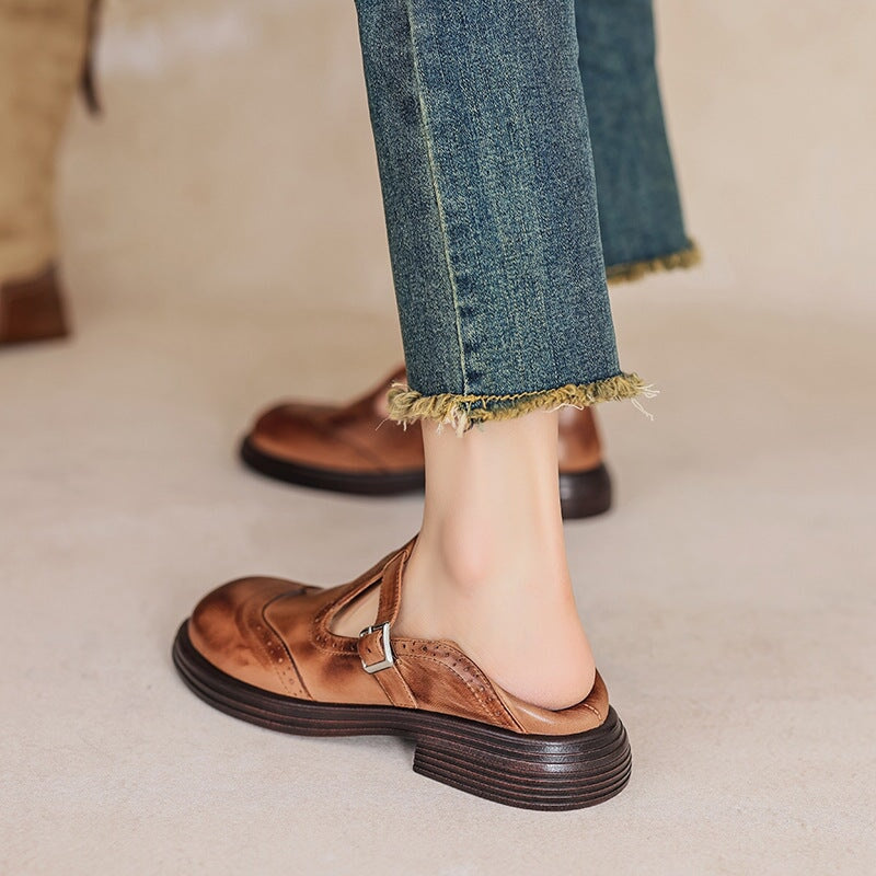 Regina - Leather Mary Janes - Elegant and Comfortable Shoes for Every Occasion