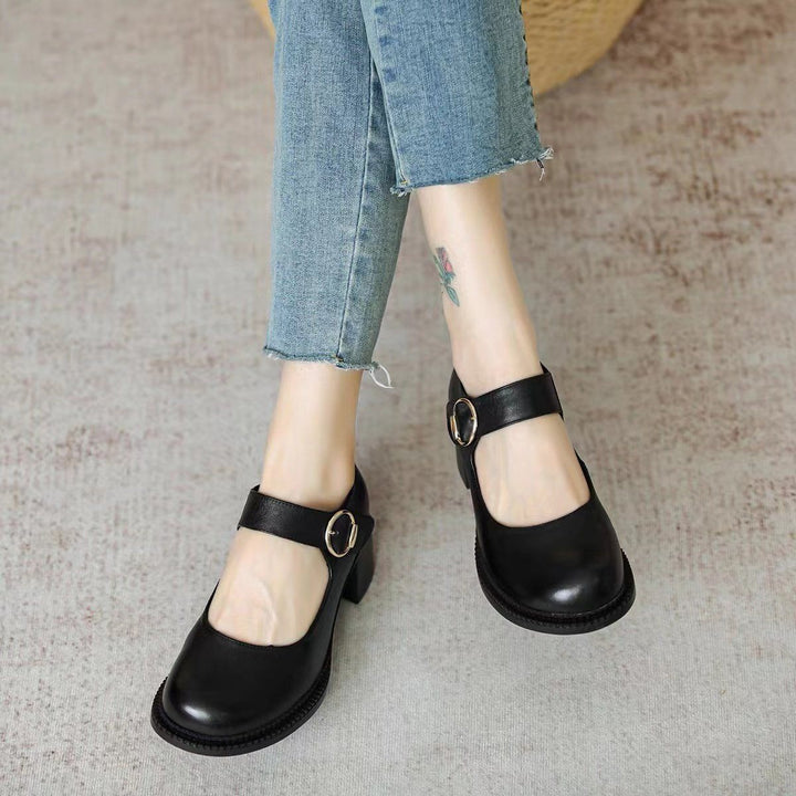 Marieli - Leather Mary Janes - Comfort and Style for Every Day