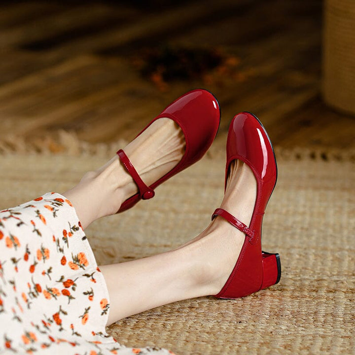 Liah - Leather Mary Janes Elegant and Comfortable for Women