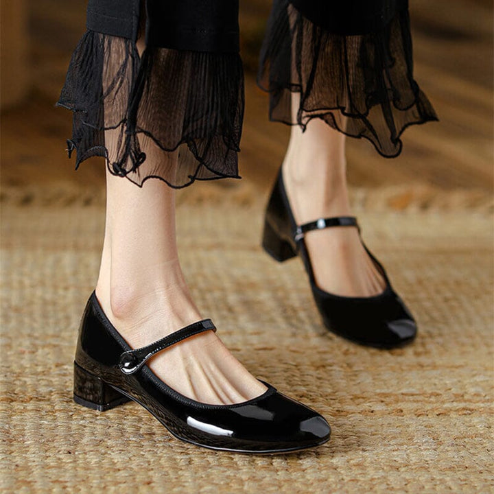 Liah - Leather Mary Janes Elegant and Comfortable for Women