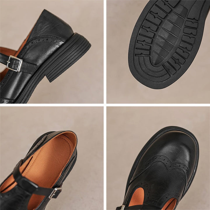 Regina - Leather Mary Janes - Elegant and Comfortable Shoes for Every Occasion