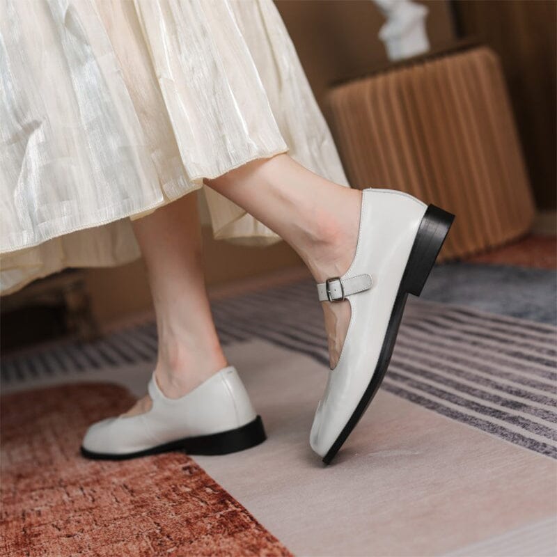 Kathrine - Leather Mary Janes - Elegant and comfortable shoes for every occasion