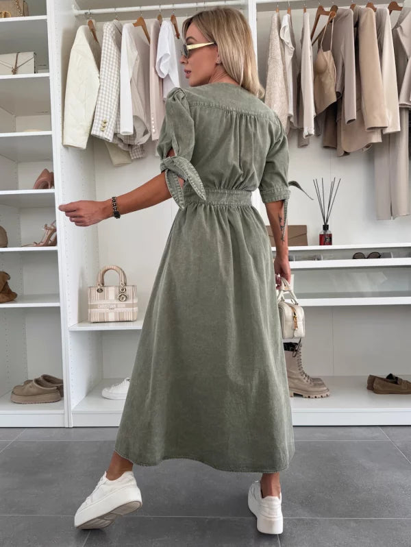 Louise - Luminescent Denim Dress
