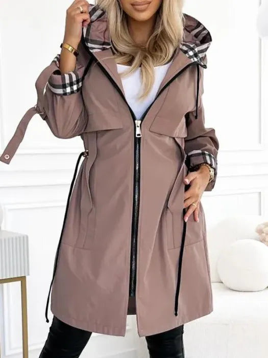 Gemma – Waterproof & Windproof Zip-Up Coat