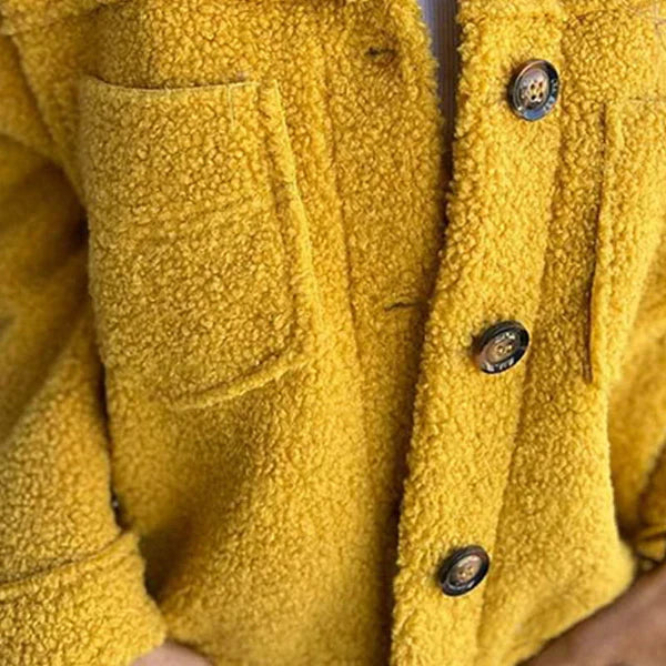 Claudia – Light Bouclé Jacket with Lapel